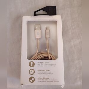💎 iHome Micro USB Charge & Sync Cable – 6 ft – New With Tags